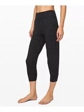 Lululemon Align High-Rise Cropped Jogger-Formation Camo Deep Coal Multi-12